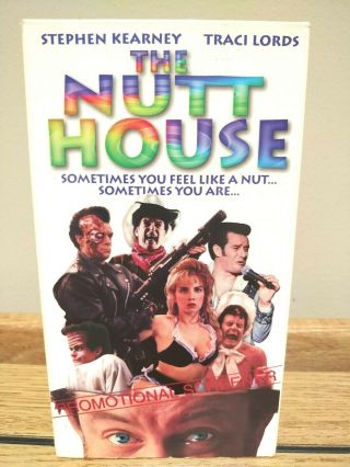 The Nutt House (vhs 1995) Stephen Kearney Traci Lords Rare Promo Screener