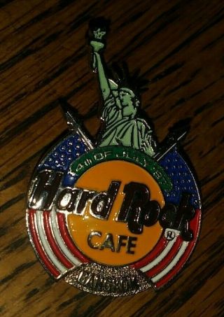 Hard Rock Cafe Hrc Bangkok 4th Of July Statue Of Liberty Collectible Pin Rare