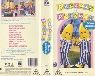 Bananas In Pyjamas Show Business Vhs Video Pal A Rare Find