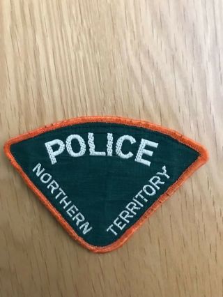 Australia Rare Vintage Northern Territories Police Patch