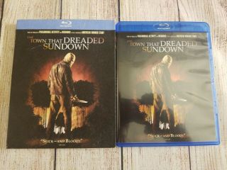 The Town That Dreaded Sundown Best Buy Exclusive Blu - Ray W/ Rare Oop Slipcover