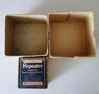 Rare 8ga 2 Piece Collector Empty Vintage Shot Shell Box