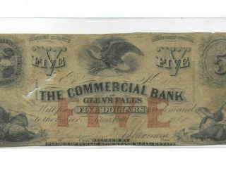 $5 (commercial Bank) " Eagle Note " 1800 