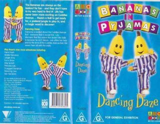 Bananas In Pyjamas Danzing Daze Vhs Video Pal A Rare Find