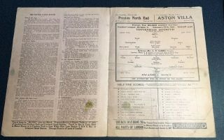 Tottenham Hotspur Vs Swansea 1937 Football Programme 1930’s 30’s RARE Spurs 2