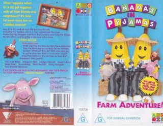 Bananas In Pyjamas Farm Adventure Vhs Video Pal A Rare Find