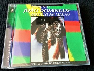 Conjunto João Domingos Ao Vivo Em Macau Cd Mozambique Afro Afica Rare