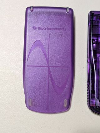 Texas Instruments TI - 83 Plus Graphing Calculator,  Cover Rare Purple Color 5