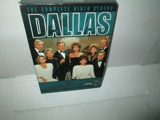Dallas - The Complete Ninth Season Rare Dvd Box Set Larry Hagman (4 Disc)
