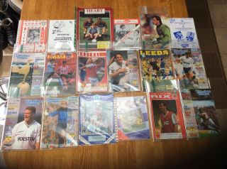 57 Spurs Progs From 90/91 Incl Rare Friendly,  Cup And Testimonial Games