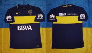● Rare Boca Juniors Argentina 2016/2017 Home Shirt Nike Size Men Adult M ●
