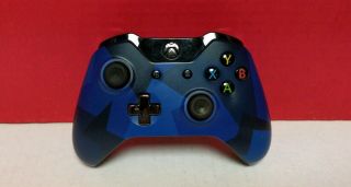 Xbox One Midnight Forces Blue Wireless Controller (rare Best Buy Exclusive) 1537