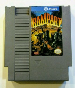Rampart (& Authentic) Nes,  Nintendo Entertainment System,  1992,  Rare Game