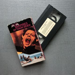 Rare Oop Vampires On Bikini Beach Vhs Tape 1988 Video Treasures 1994 Reissue