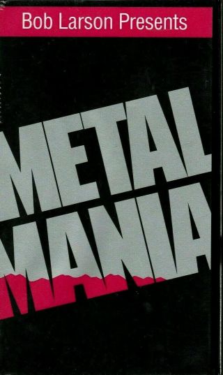 Bob Larson Metal Mania Vhs Satanic Panic Thrash Heavy Slayer Lȧȧz Rockit Rare