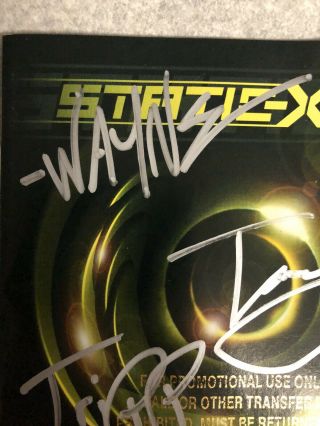 Static - x Shadow Zone Rare Promo CD Signed Autographed Wayne Static 3