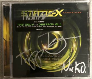 Static - x Shadow Zone Rare Promo CD Signed Autographed Wayne Static 7