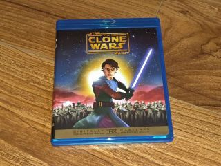 Star Wars: The Clone Wars Blu - Ray Disc,  2008 - Rare,  Oop