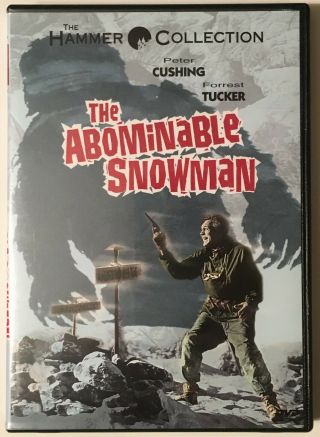 The Abominable Snowman Dvd Anchor Bay Hammer Films Peter Cushing Rare Oop