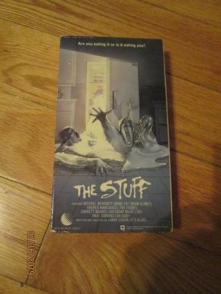 The Stuff Rare 1985 Horror Vhs