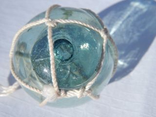 Netted Japanese Glass Float 25 Dai Ichi Glass Company of Hakodate RARE 2 1/2 
