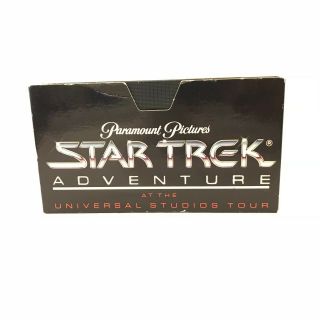Star Trek Adventure At The Universal Studios Tour Vhs Paramount 1990 Rare