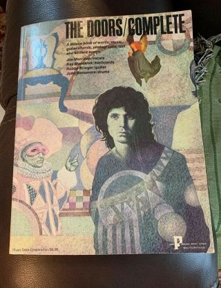 The Doors Complete Rare Sheet Music Guitar Chords Songbook From 1972
