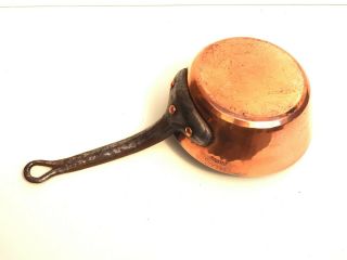 Rare Gaillard 3.  5mm Windsor Pan Saute Copper Vintage French Tin