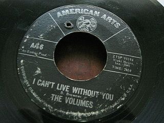 Rare Northern Soul 45 Rpm American Arts 6 - The Volumes I Can 