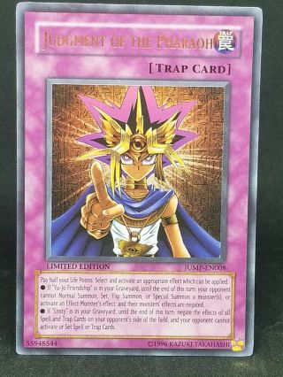 Judgement Of The Pharaoh Jump - En008 Limited Edition,  Nm Yugioh Ultra Rare