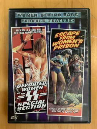 Rare Dvd Deported Women Of The Ss Special Section & Escape From Womens Prison