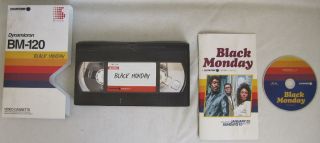 Showtime Black Monday Press Kit Faux Betamax Cassette,  Dvd Episodes 1 - 3 Rare