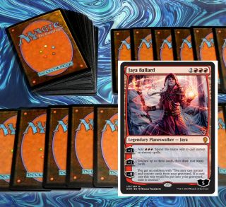 Mtg Red Aggro Deck Magic The Gathering Rares 60 Cards Jaya Ballard Chaos Wand