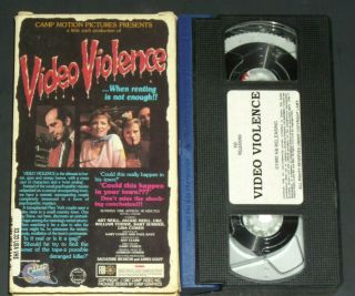 Video Violence VHS 80s Horror Slasher Sleaze Cult Gore Slasher Camp Video Rare 2