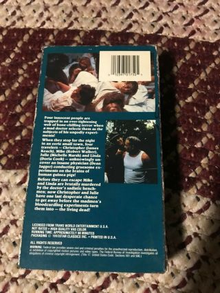 EVIL TOWN HORROR SOV SLASHER RARE OOP VHS BIG BOX SLIP 2