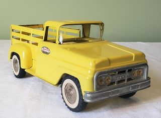 Early Tonka Toys Ford Cab Farm Stake Rack Pick - Up Truck 60 