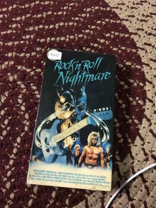 Rock N Roll Nightmare Vhs Extremely Rare Horror Heavy Metal Slasher Movie Sov