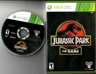 Jurassic Park: The Game (microsoft Xbox 360,  2011) Mint/near Game Disc Rare