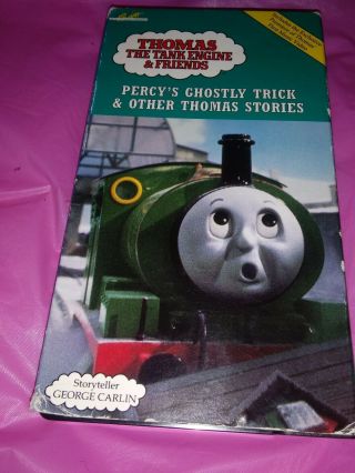 Thomas The Tank Engine & Friends Percy’s Ghostly Trick Vhs Strand Ultra Rare