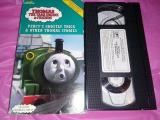 Thomas the Tank Engine & Friends Percy’s Ghostly Trick VHS Strand Ultra Rare 3