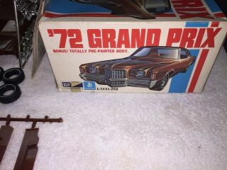 Vintage Rare MPC 1972 Pontiac Grand Prix 1 - 7221 5
