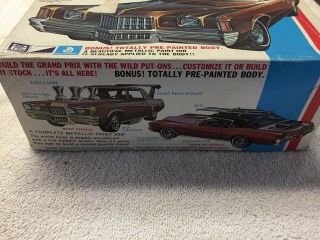 Vintage Rare MPC 1972 Pontiac Grand Prix 1 - 7221 6
