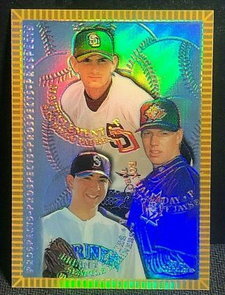Roy Halladay Clement Fuentes 1998 Topps Chrome Refractor Rookie Card 264 Rare