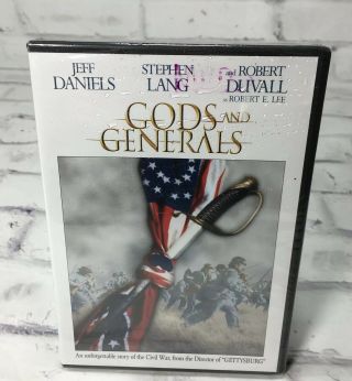 Gods And Generals Dvd Daniels Duvall Lang War Rare