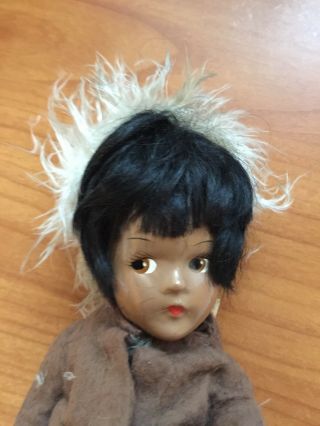 Rare Vintage Madame Alexander 9” Eskimo Doll Pre - 1947 2