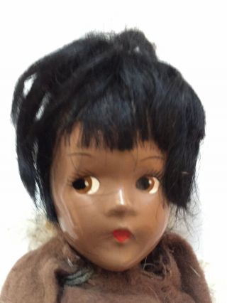 Rare Vintage Madame Alexander 9” Eskimo Doll Pre - 1947 3