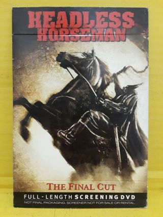 Headless Horseman The Final Cut - DVD Full Length Screening DVD RARE 2