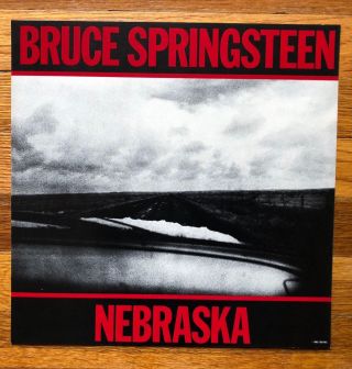 Bruce Springsteen Nebraska Rare Promo 12 X 12 Poster Flat