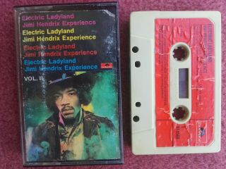 Jimi Hendrix Experience " Electric Ladyland Vol Ii " 1968 Cassette Tape Album Rare