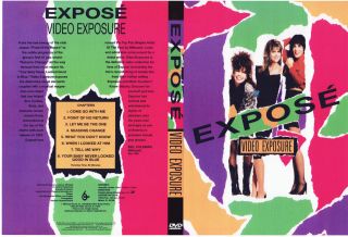 Expose - Video Exposure Dvd Music Videos Very Rare 80s Funk Freestyle,  R&b,  Dance